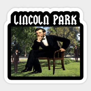 LINCOLN PARK Band Tee - Parody Off Brand Funny Boot Knock Off Meme Sticker